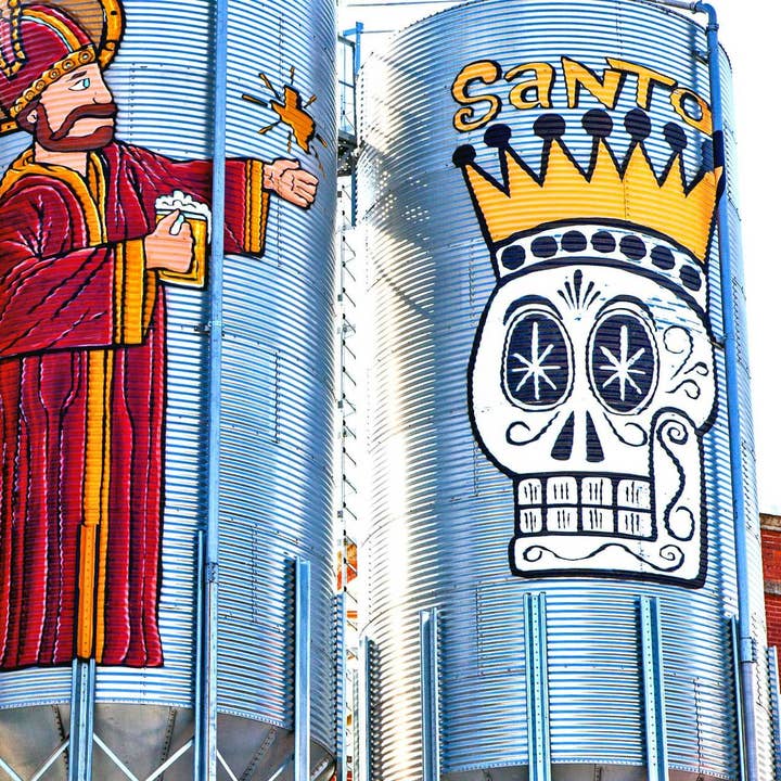 Dessous de verre Santo Mural pour la vente par South Austin Gallery