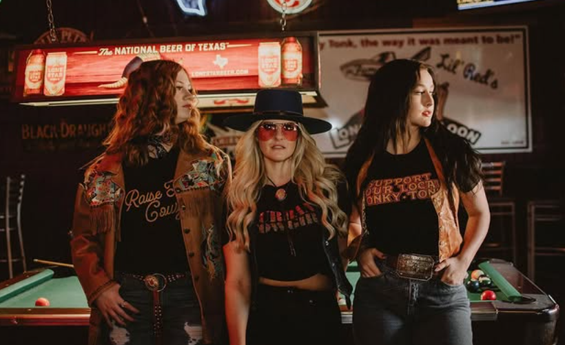 Rodeo Hippie - Wholesale Screen Printed T-Shirt - Women's - RAISE HELL, COWGIRL TEE BLACK4