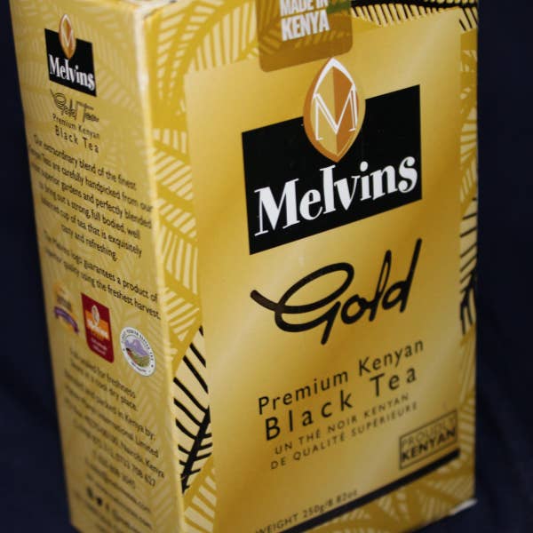 Melvins Or Premium Thé Noir Kenyan 250g pour la vente par World Safari Shops