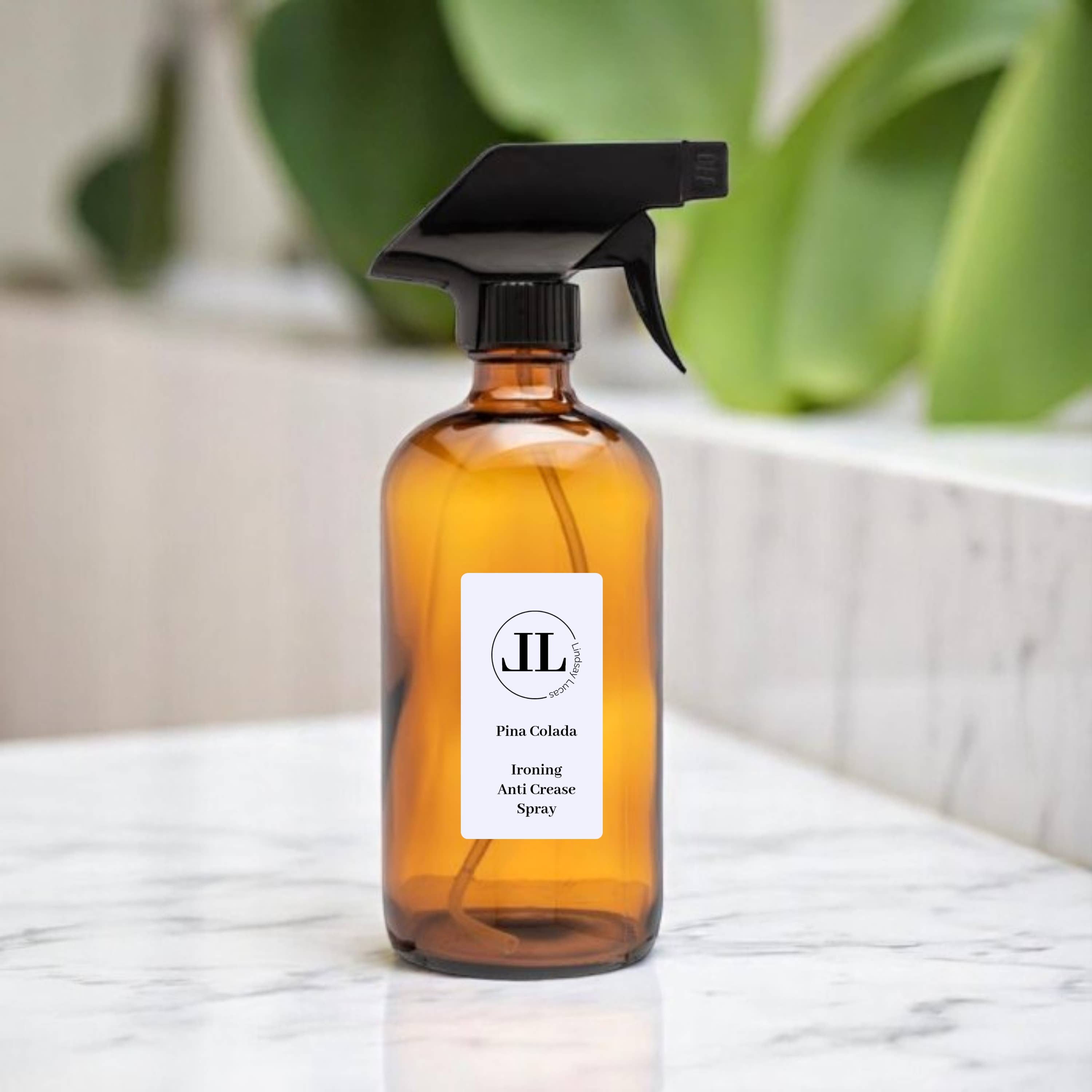 Lindsay Lucas Candles - Vente Lessives en poudre/dosettes - Spray Anti-Froissement pour Fer à Repasser 500ml Bouteille en Verre Naturel4