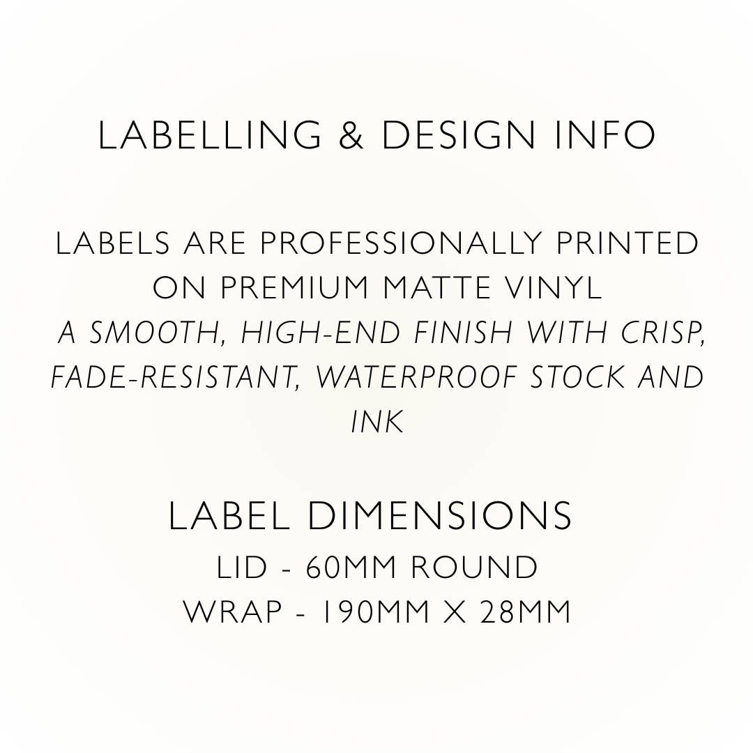 CEDARGRIS PRIVATE LABEL - Wholesale Jar/Filled Candle - 100g Private Label Tin Candle - Black1