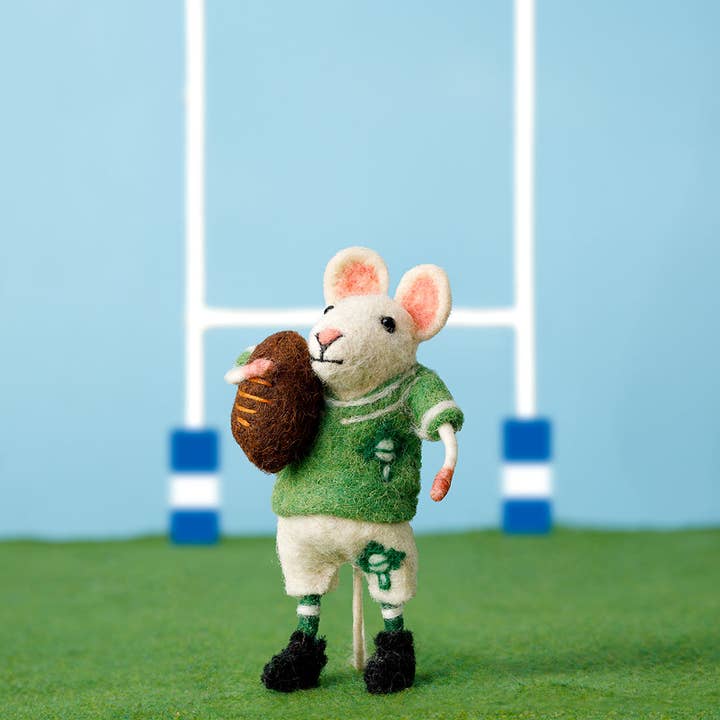 Sew Heart Felt – Großhandel Verzierung – NEUE Irland Rugby-Maus