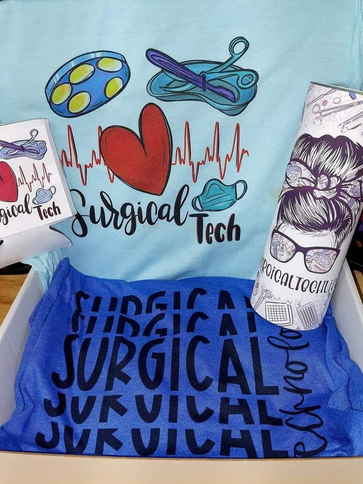 Ensemble/paquet de sacs-cadeaux Surgical Tech pour la vente par Texas Grace Boutique