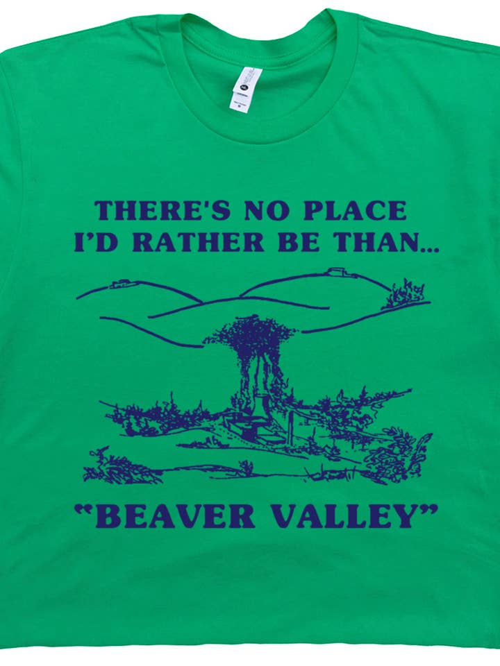 Shirtmandude Co - Wholesale Screen Printed T-Shirt - Unisex - Beaver Valley Shirt Funny Novelty T Shirt Offensive Dirty T