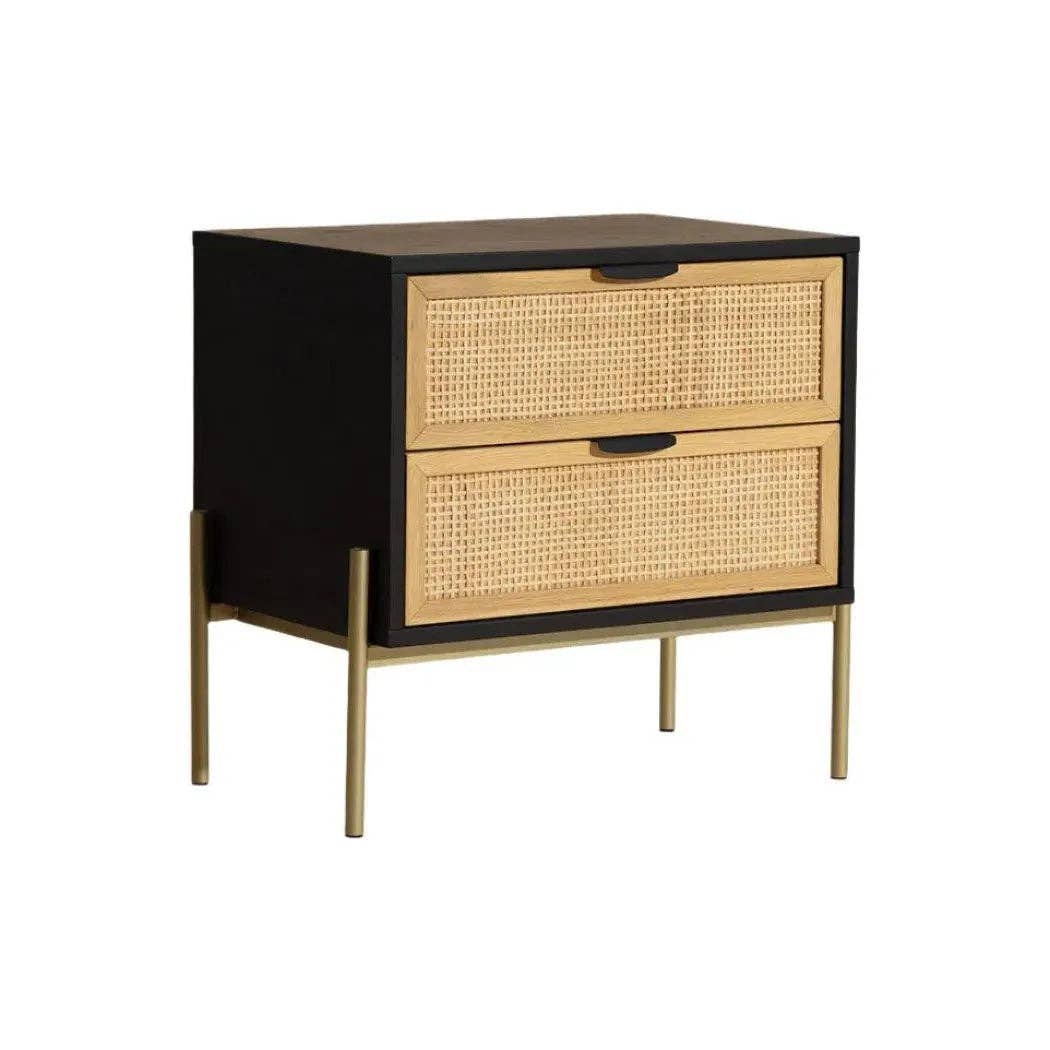 LOOMLAN - Wholesale Bedroom Furniture - Avida Wooden Iron Nightstand9