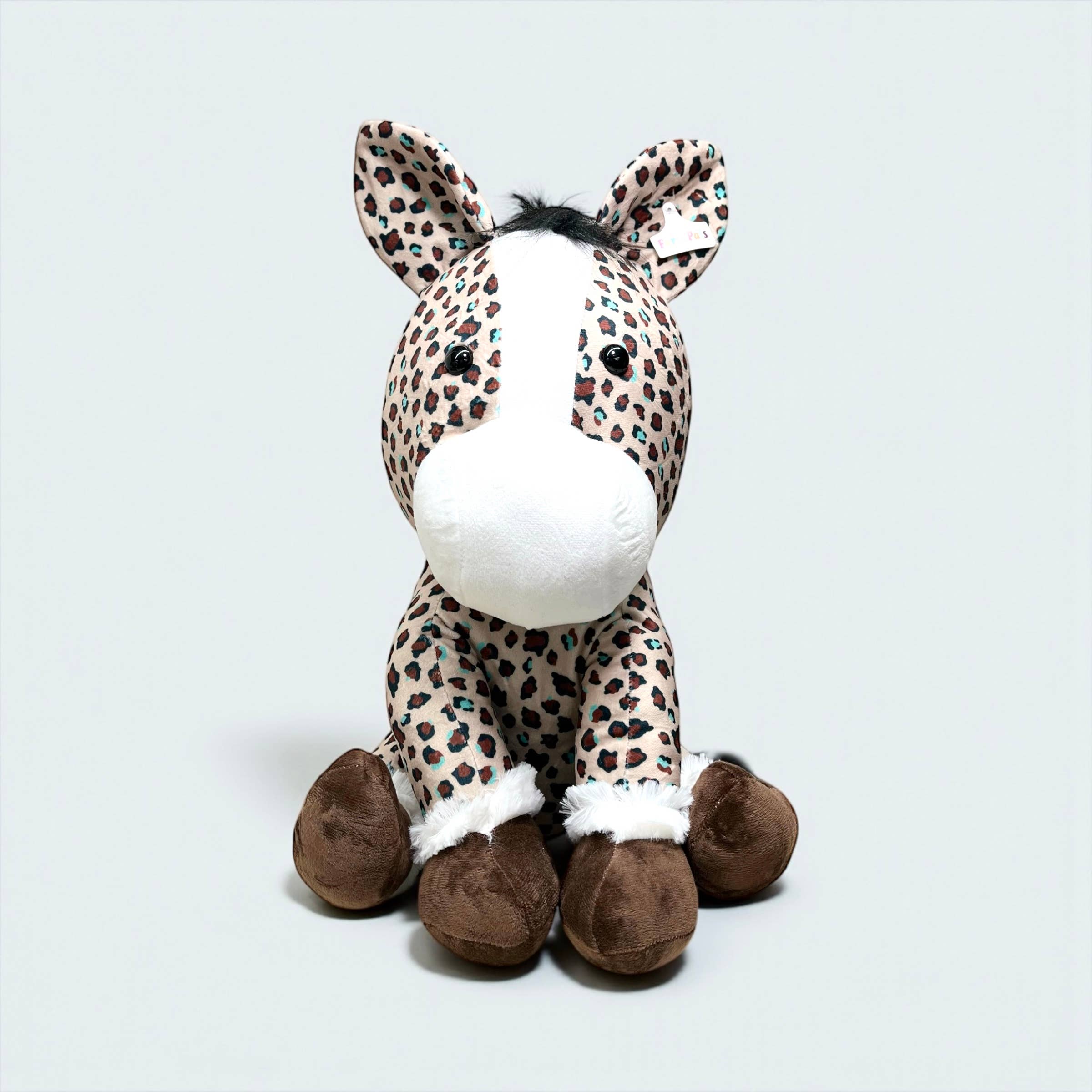 Western Linens - Wholesale Stuffed/Plush Toy - Kids & Baby - Large farm pal - cheetah horse 0