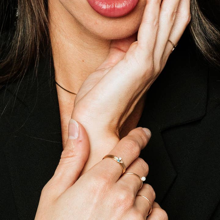 Birthstone Rings for wholesale by Nashelle Jewelry