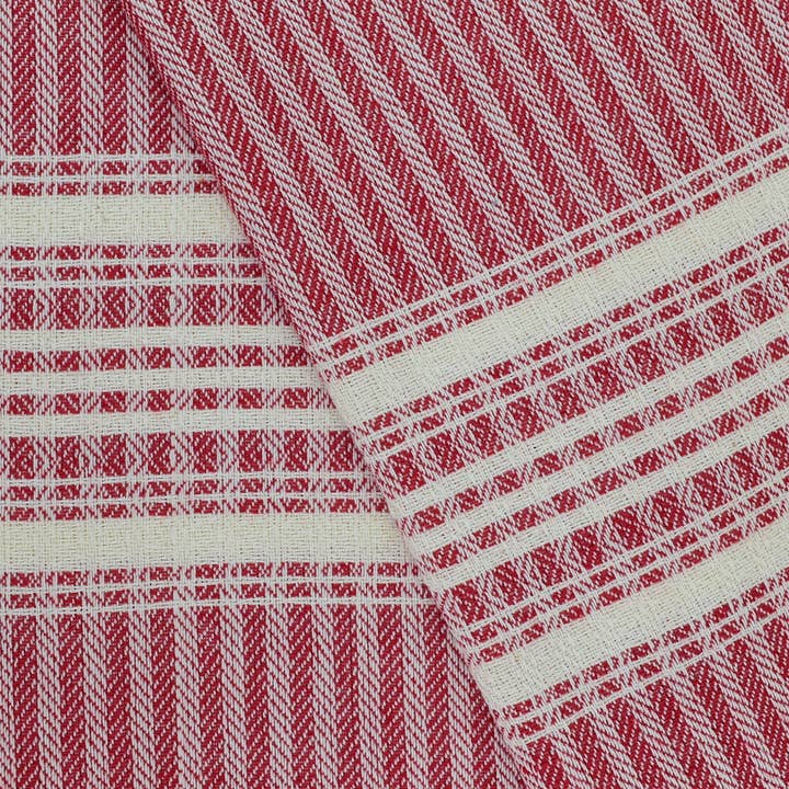 Organic Turkish Towels - Wholesale Tea Towel - Soft Kitchen Towel, Red Tea Towel, Dish Towel 20x405