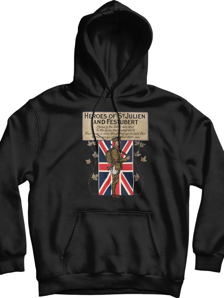 Heroes of World War 1 Kapuzenpulli für den Großhandel von Canada for Victory