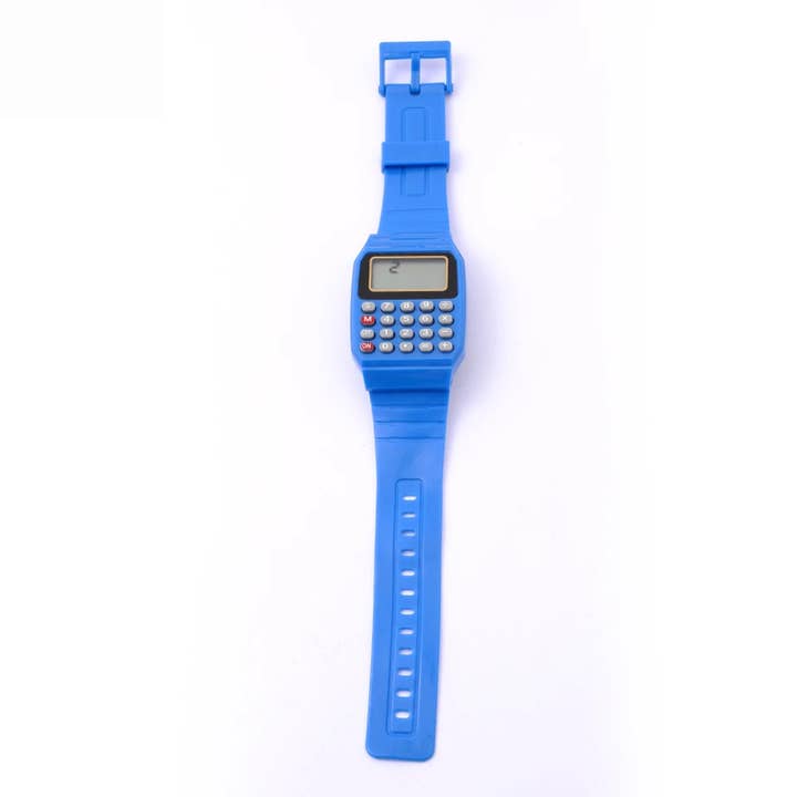 GulleeGadgets - Wholesale Wrist Watch - Kids - Children's Calculator Watch with Date & Silicone Strap3