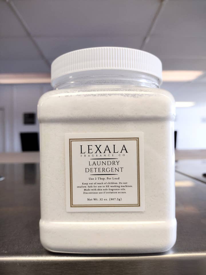 Luxury Powder Laundry Detergent for wholesale by Lexala Fragrance Co.