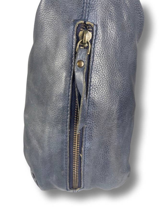 Arrigo - Wholesale Shoulder Bag - Women's - Arrigo Shoulder Bag Crossbody Bag Brown Washed Leather11