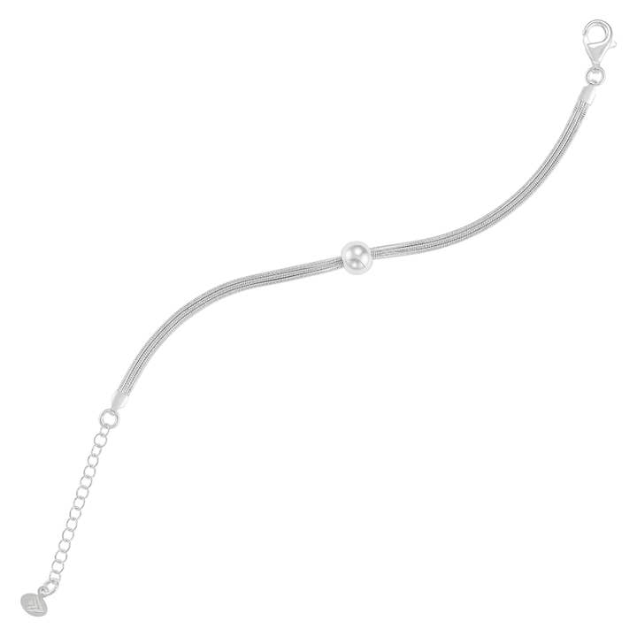 Silpada - Wholesale Beaded Bracelet - Silpada 'Thoreau' Sterling Silver Bracelet, 6.5" + 1.5"