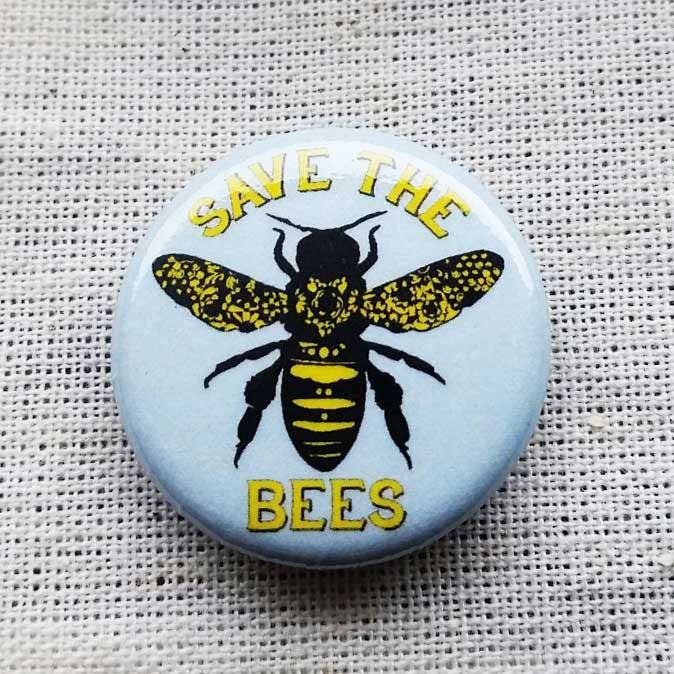 Eastvan bees – Großhandel Anstecker/Button – Rettet die Bienen Pin