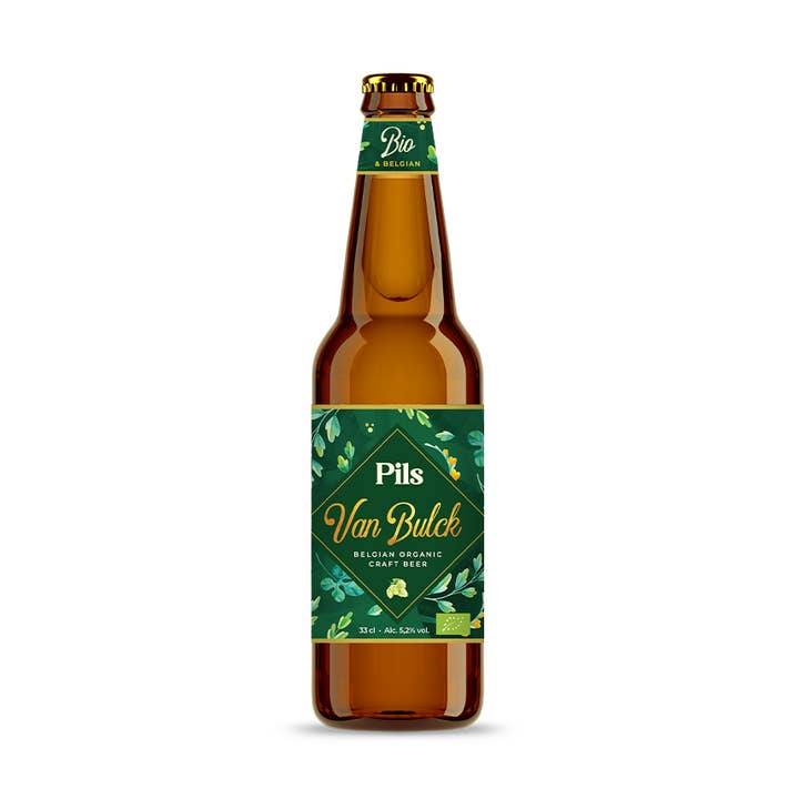 Van Bulck Bio Pils 16 x 33 cl (Bio-Bier) für den Großhandel von Van Bulck Organic Drinks