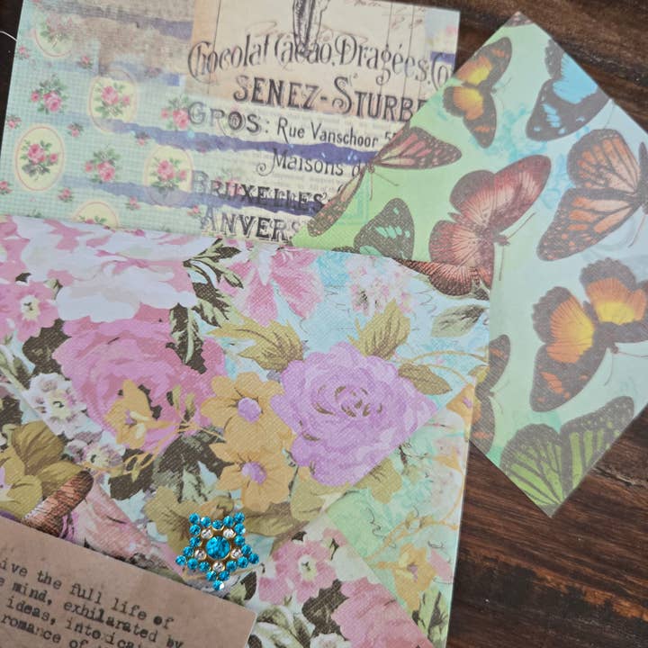 Handmade bookmark or gift tag for wholesale by Lil Lee Bee