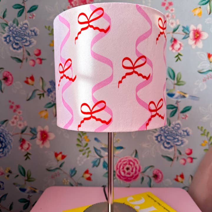 Sorbet Dreams – wholesale Fabric – ‘Mad about the Bows’ fabric with bows and ribbons in pink and red4