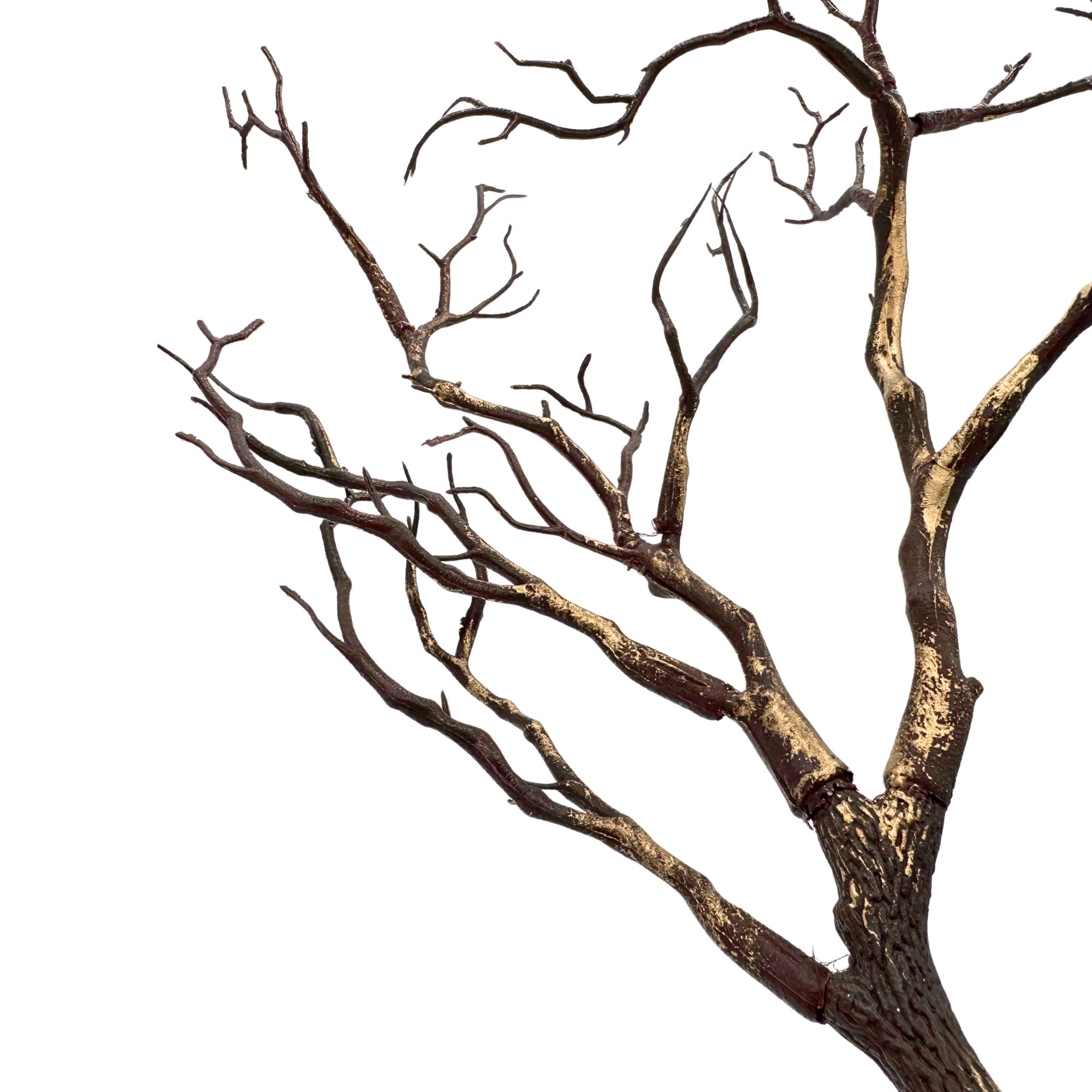 Jacobson - Wholesale Artificial Plant - 38"L Faux Manzanita Branch - Brown & Gold1