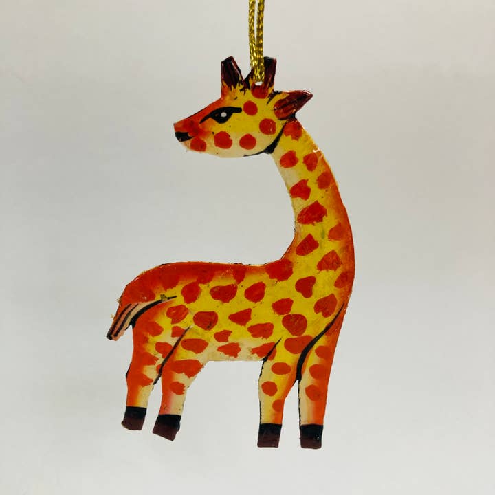 Metal Giraffe Ornament for wholesale by Dandarah