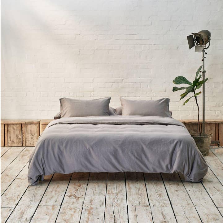 Beddable - Wholesale Duvet Cover - Silver Grey Duvet Cover2