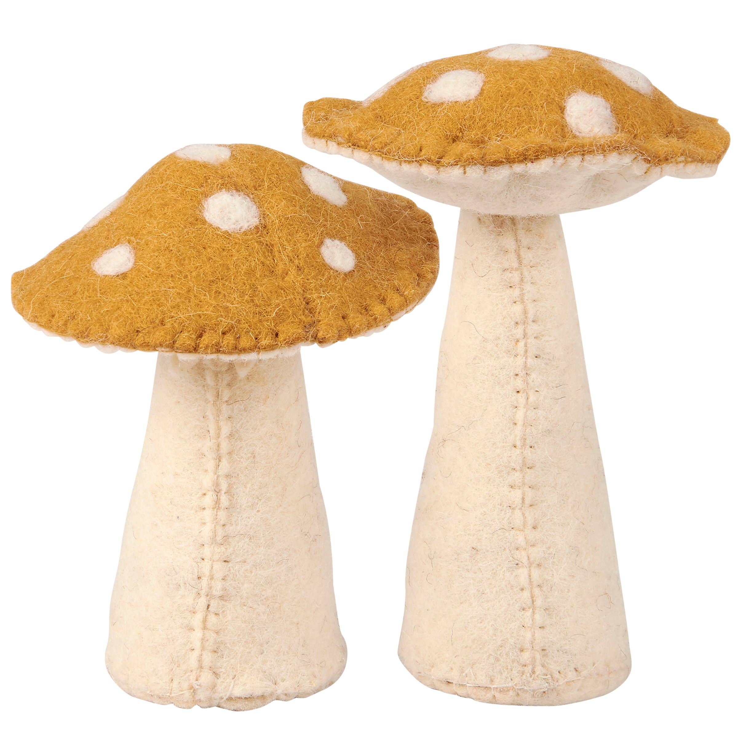 Primitives by Kathy - Wholesale Decorative Figurine - Toadstool Mushrooms Critter Set1
