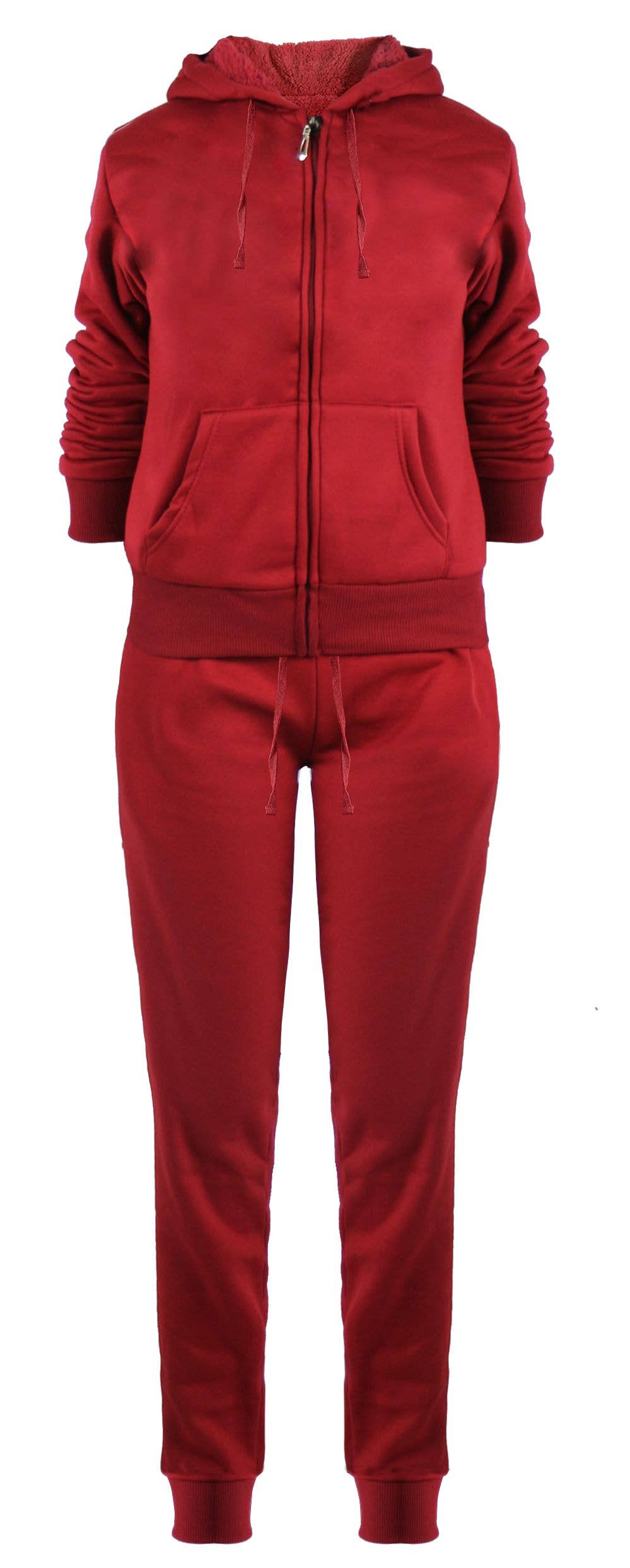 LeeHanTon - Wholesale Tracksuit - Women's - LeeHanTon Ladies Soft Sherpa Lined Tracksuit Set Plus Size5