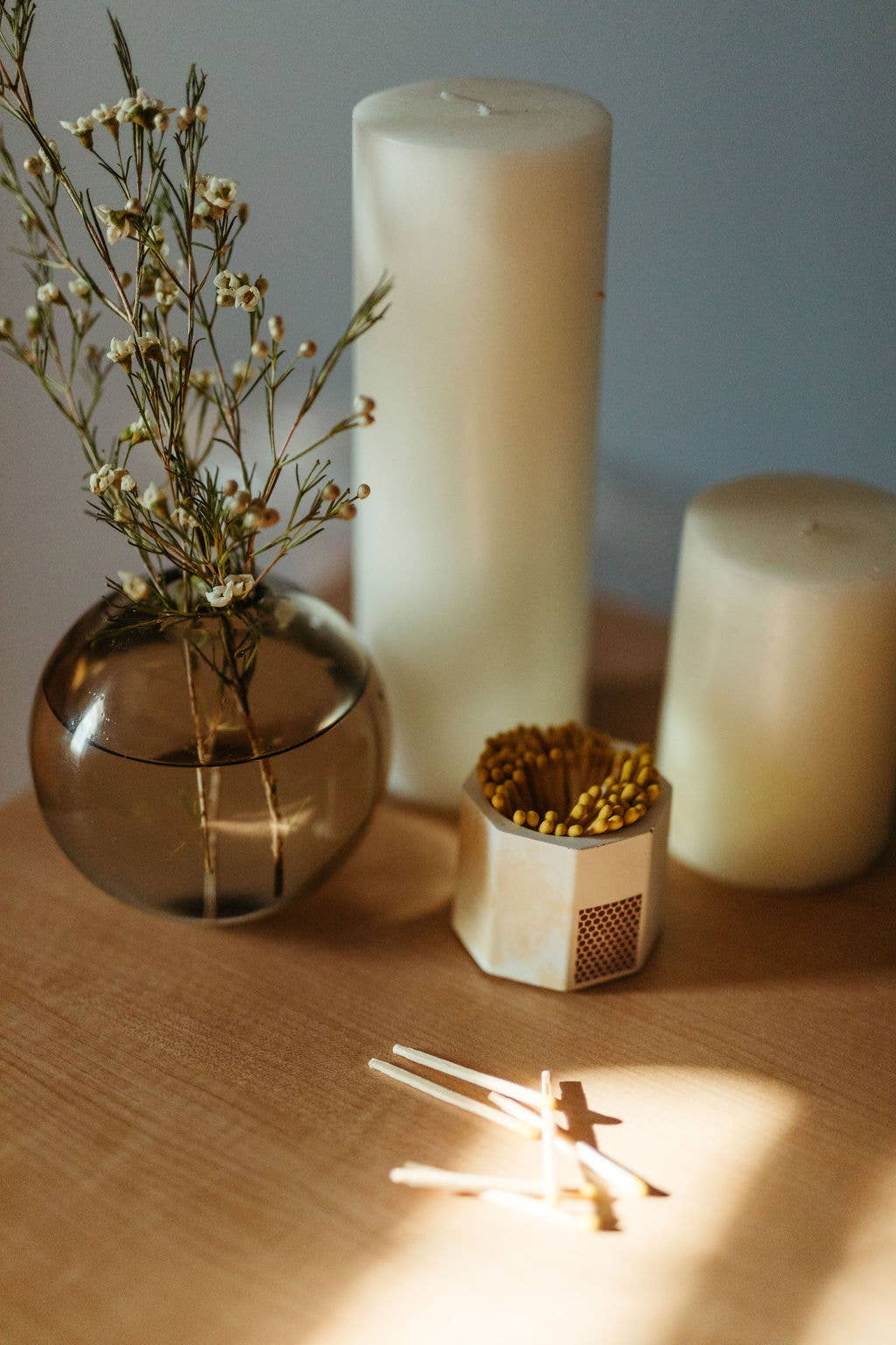 Tenn Prairie - Vendita all'ingrosso Portafiammiferi - Portafiammiferi in Cemento – Bicolore con Fiammiferi di Sicurezza da 2 Pollici7