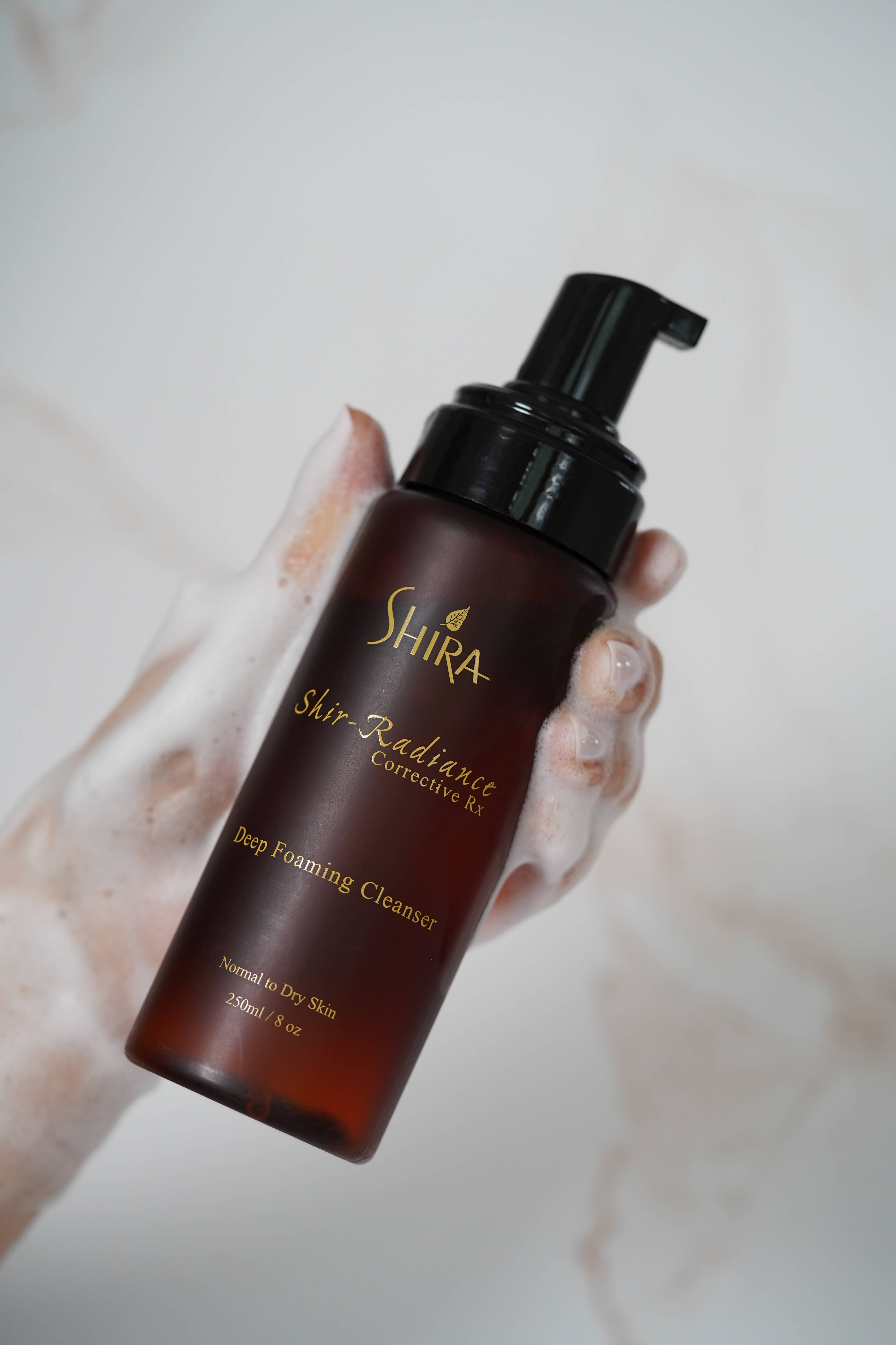 Shira Esthetics - Wholesale Facial Cleanser - Shir-Radiance Deep Foaming Cleanser All Skin Types1