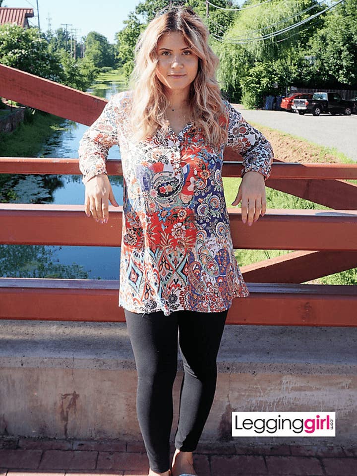 Saratoga Bohemian Women's Blouse, Signature Series for wholesale by LeggingGirl.com