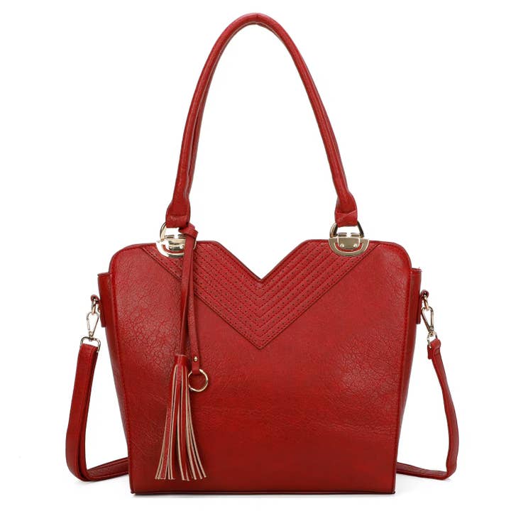 Superbia - Wholesale Tote Bag - Women's - Superbia Large Front Laser Cut Tassel A4 Tote Bag +Dust Bag12