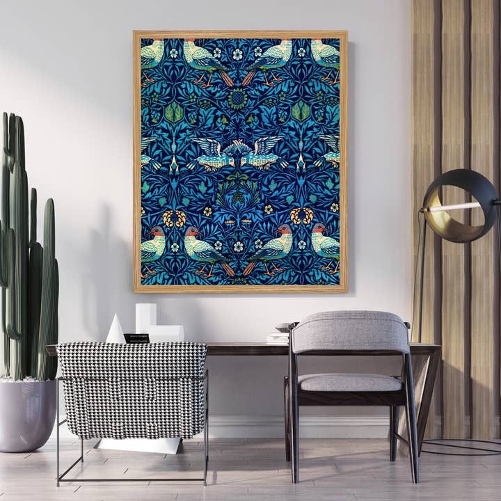 Art mural encadré pour bureau d'entreprise - William Morris #53 pour la vente par Modern Memory Design Picture Frames