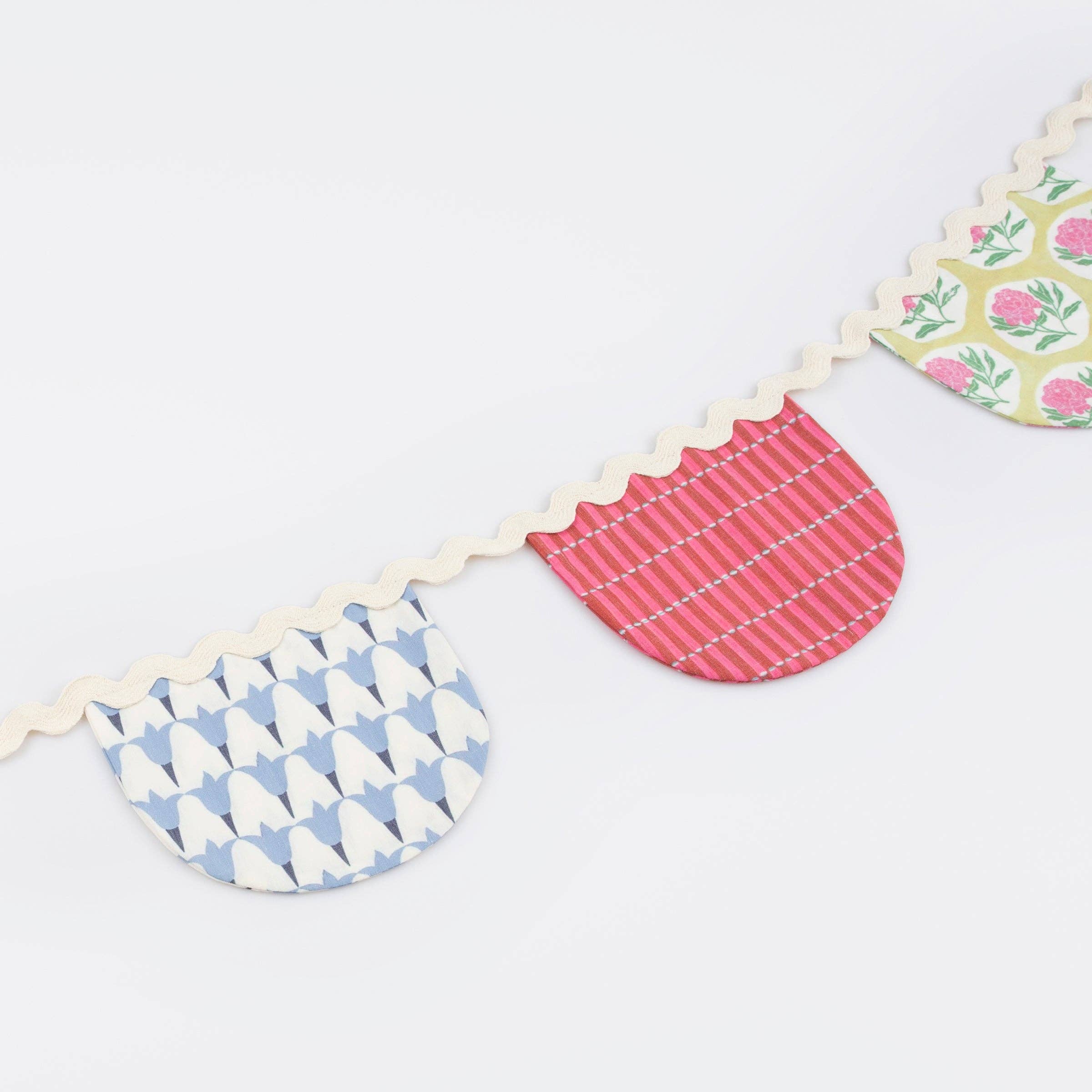 Meri Meri - Wholesale Bunting/Garland - Meri Meri x Molly Mahon Fabric Garland3