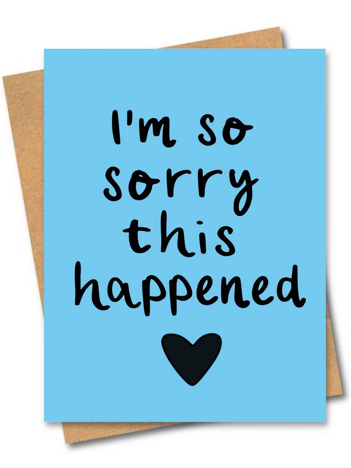 Carte « Je suis désolé » pour la vente par Friends of Henry Paper Co