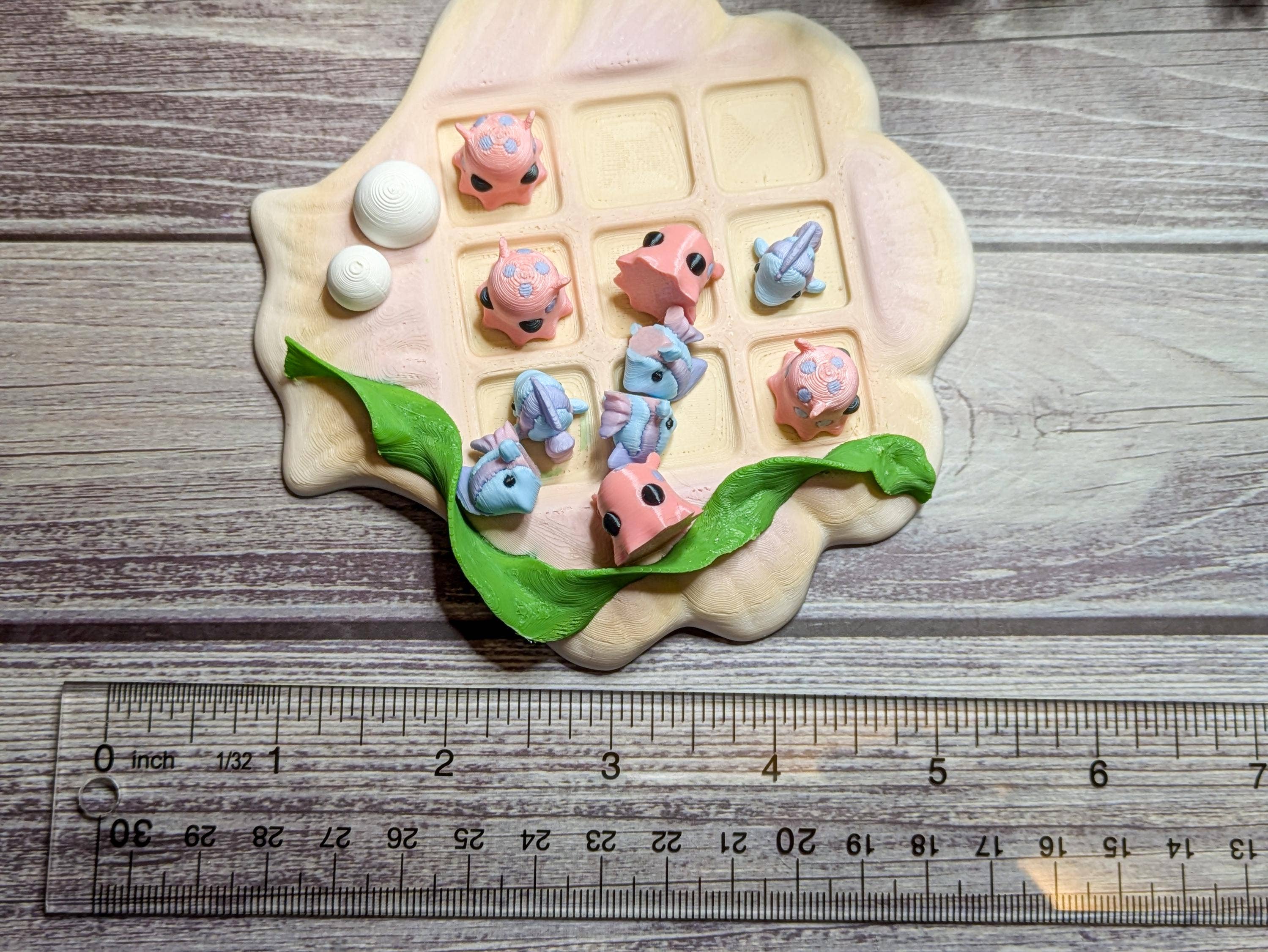 Witchbriar Cottage - Wholesale Board Game - 3D Printed Undersea Tic Tac Toe with Marine Figures6