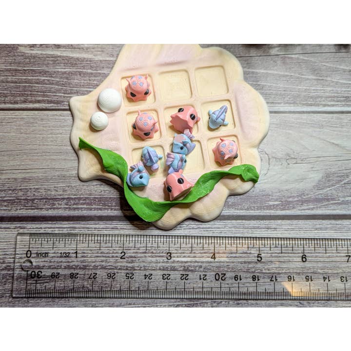 Witchbriar Cottage - Wholesale Board Game - 3D Printed Undersea Tic Tac Toe with Marine Figures6