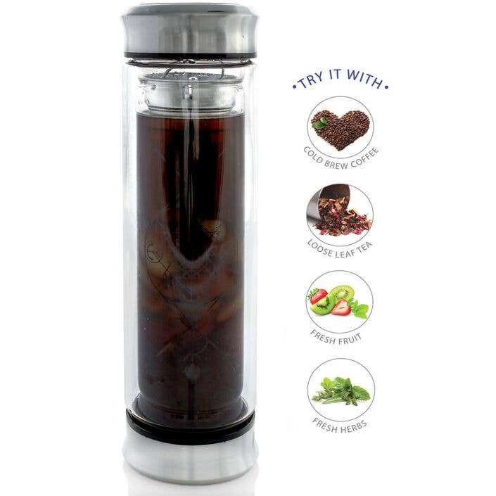 Teabloom - Wholesale Insulated Mug/Tumbler - Teabloom All-beverage Tumbler   14 Oz / 400 ml1