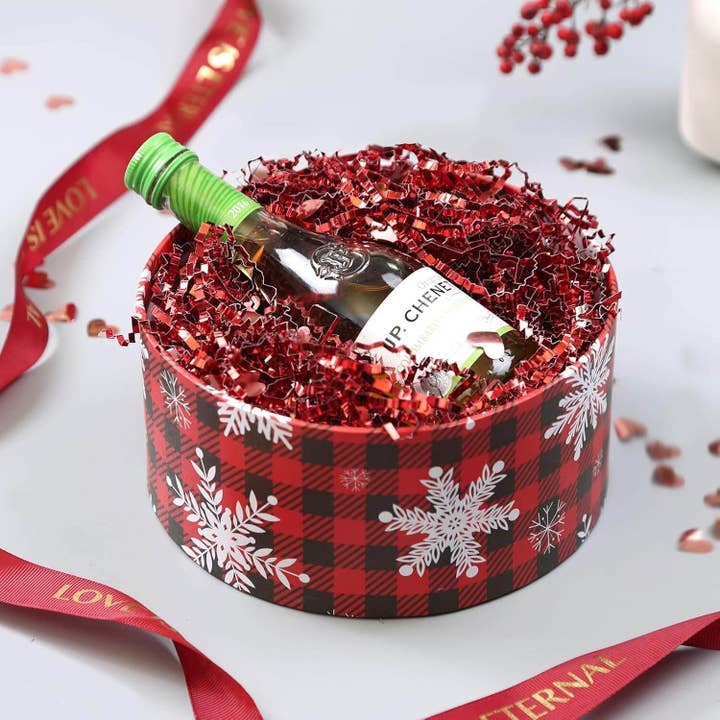 Posh Paper - Wholesale Gift Bag - Valentine's Day Crinkle Paper Shredded Gift Basket Filler, 1 LB