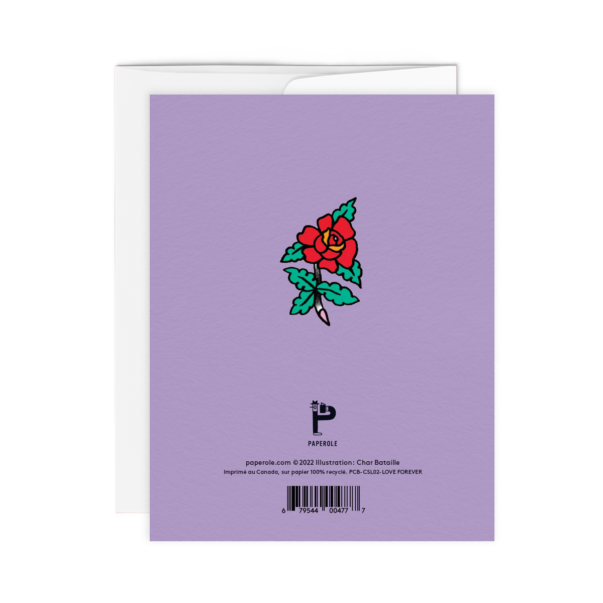 Paperole – Cartão de amor por atacado – LOVE FOREVER — Cartão de saudação1