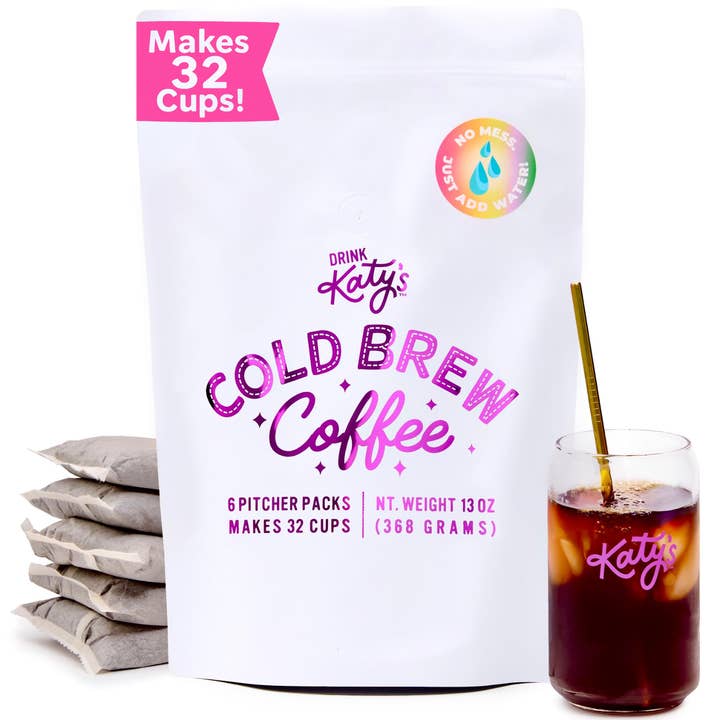 Drink Katy's® - Wholesale Coffee Beans - Cold Brew Pitcher Packs (6)