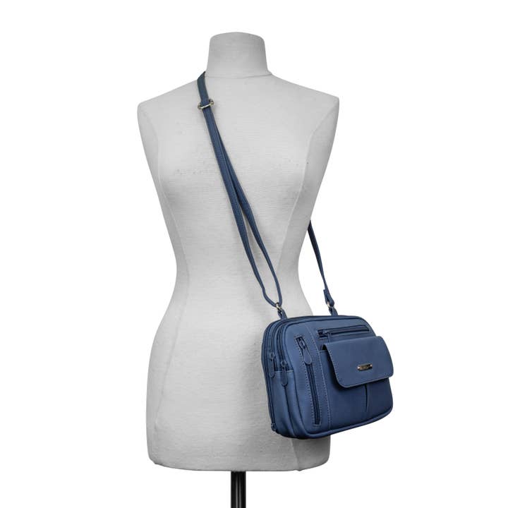 Multisac Handbags - Wholesale Crossbody Bag - Women's - Multisac Zippy Triple Compartment Crossbody43
