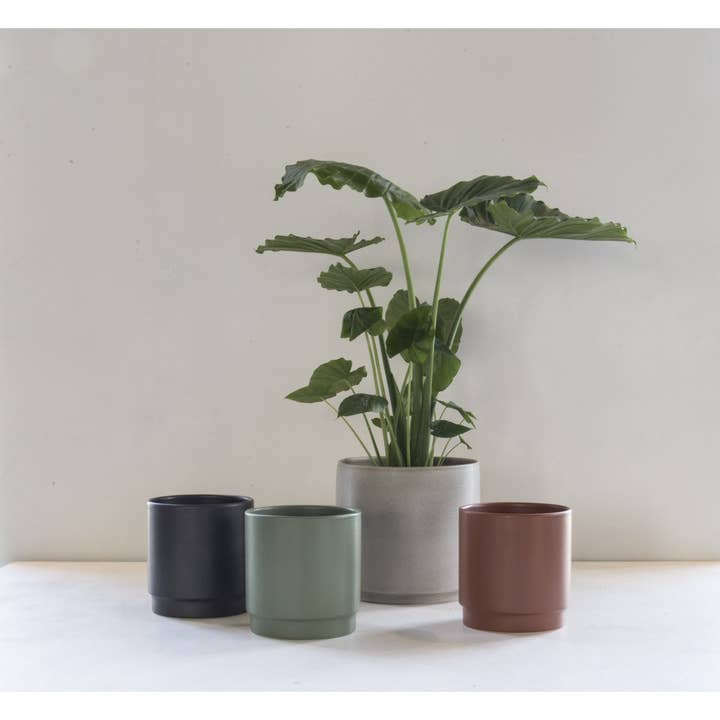 Ceramics Limburg - Wholesale Plant Pot - Eno pot matt grey XS