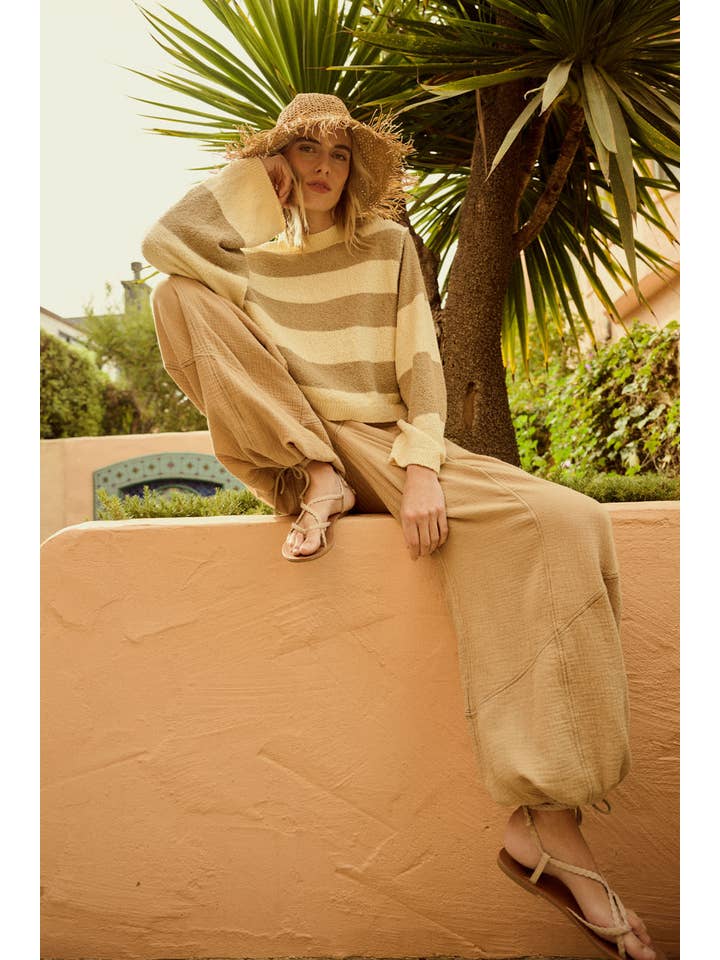 Promesa USA - Wholesale Pants - Women's - Mineral Washed Crinkle Cotton Parachute Pants