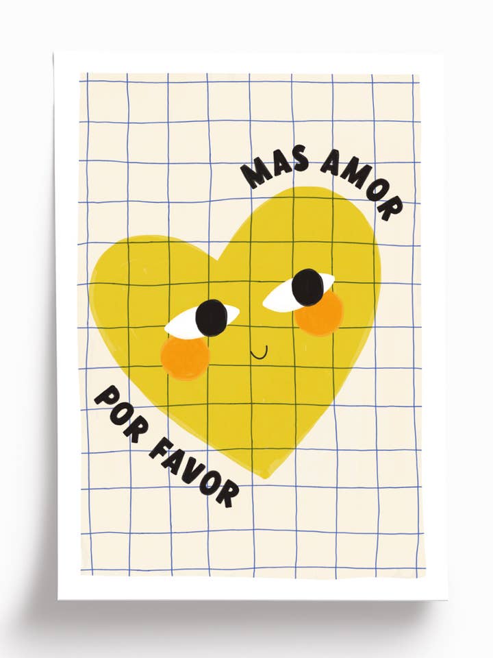 MAS AMOR POSTER - 30x40cm for wholesale by Taxi Brousse