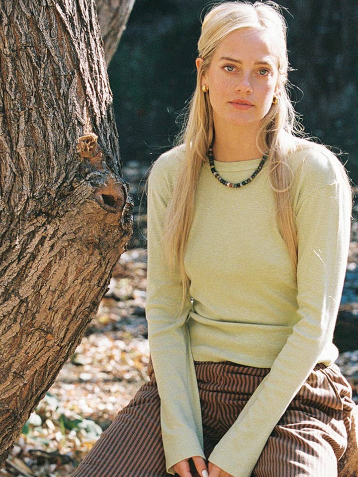 Vintage Slub Langarmshirt für den Großhandel von LA RELAXED