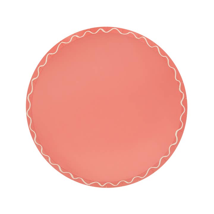 Meri Meri – wholesale Disposable plate – Mixed Wavy Line Side Plates6