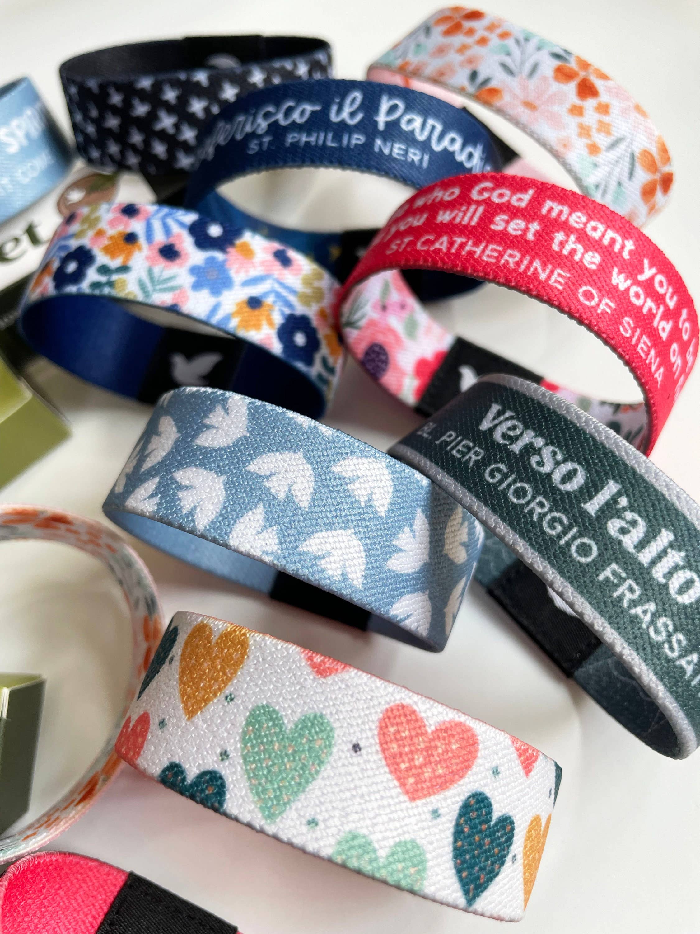 The Stump of Jesse - Vente Bracelet tissé/tressé - Jésus, j'ai confiance en toi | Bracelet élastique réversible9