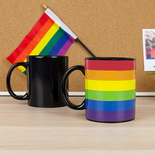 Gift Republic - Wholesale Coffee Mug - Heat Reveal Rainbow Mug0