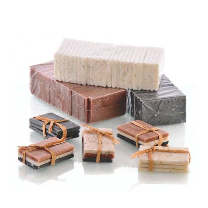 100 rectangular soaps assorted scents for wholesale by MAITRE SAVONITTO