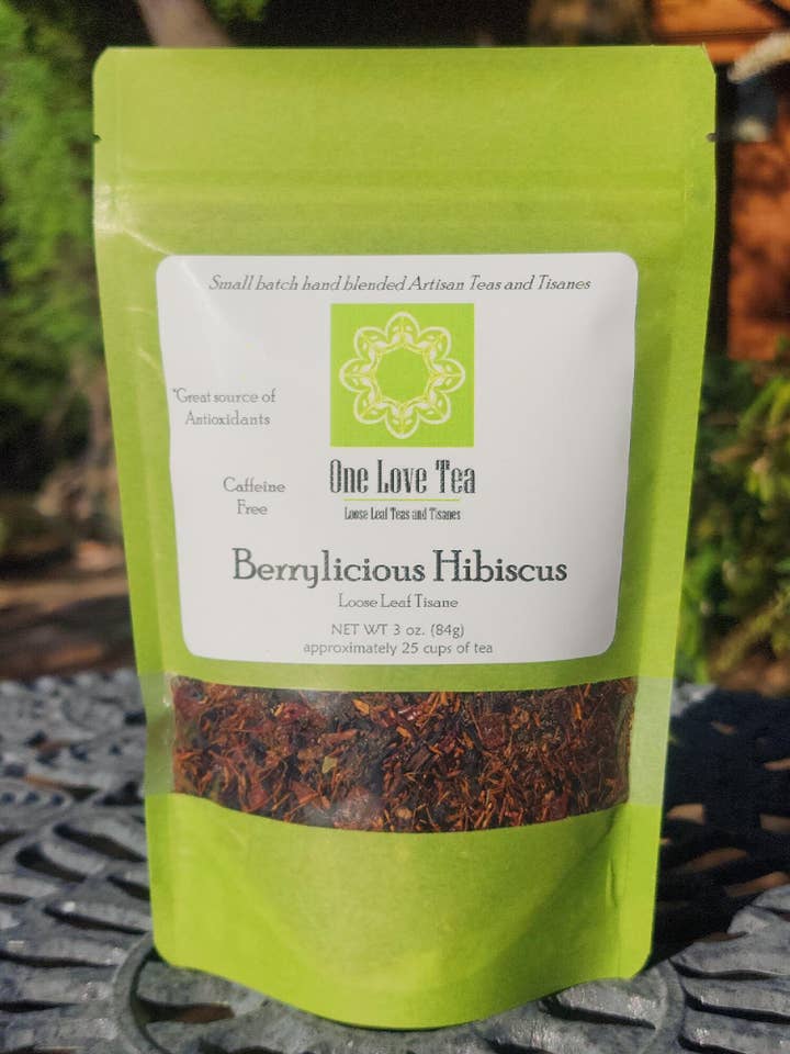 Berrylicious Hibiscus Tea 3 oz for wholesale by One Love Tea
