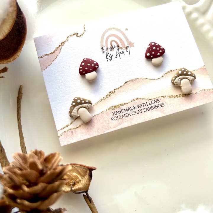 Everything Ky and I - Wholesale Stud/Post Earrings - Mushy Stud Pack1
